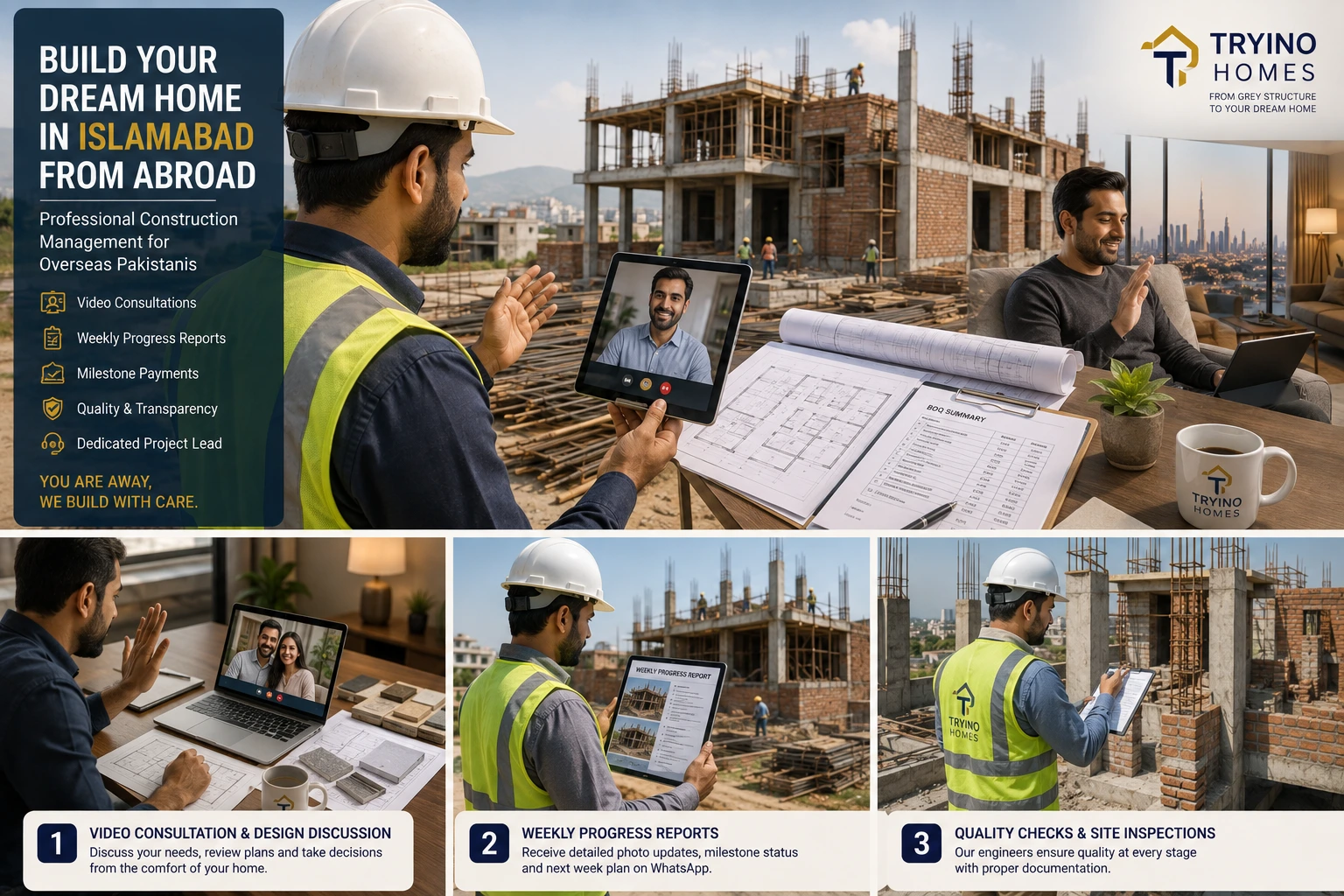 How Overseas Pakistanis Can Build a House in Islamabad Without Being on Site