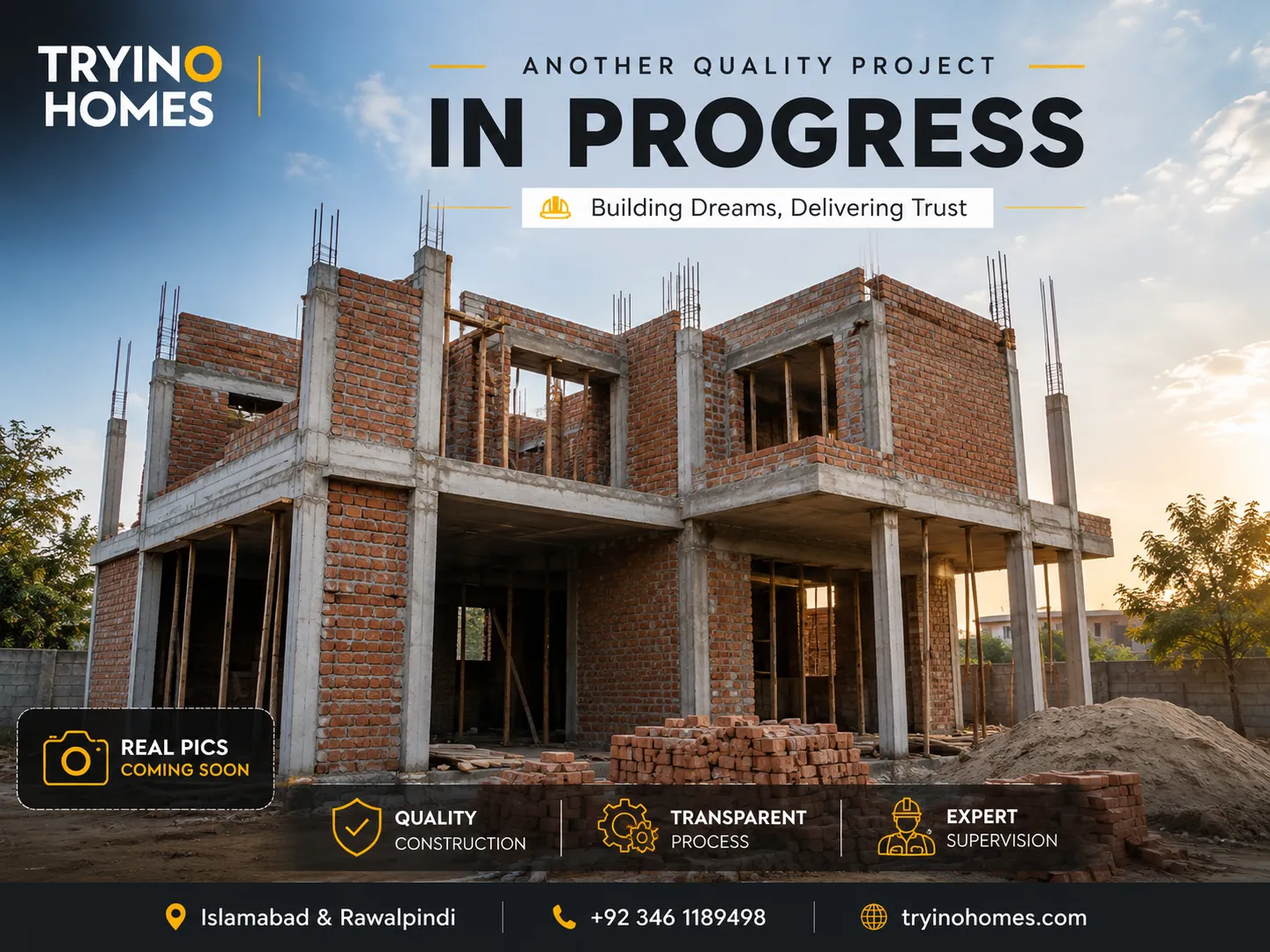 5 Marla Grey Structure ongoing in Parkview City (Plot B-489)